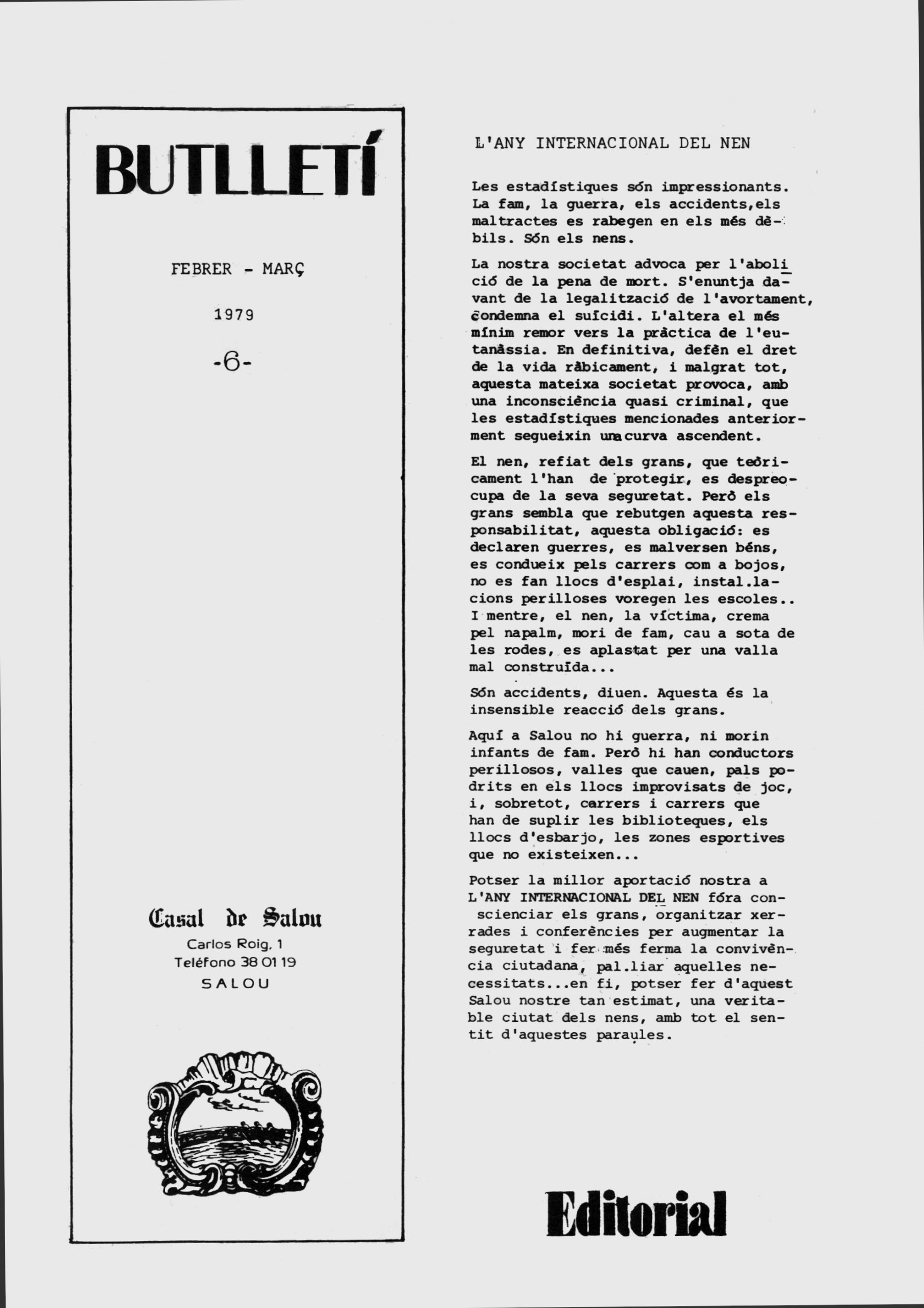 Butlletí del Casal, 06