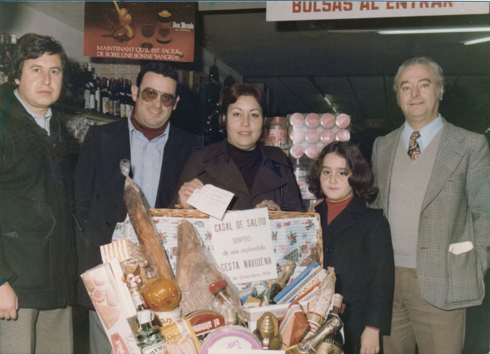 Lliurament de la cistella de Nadal 1