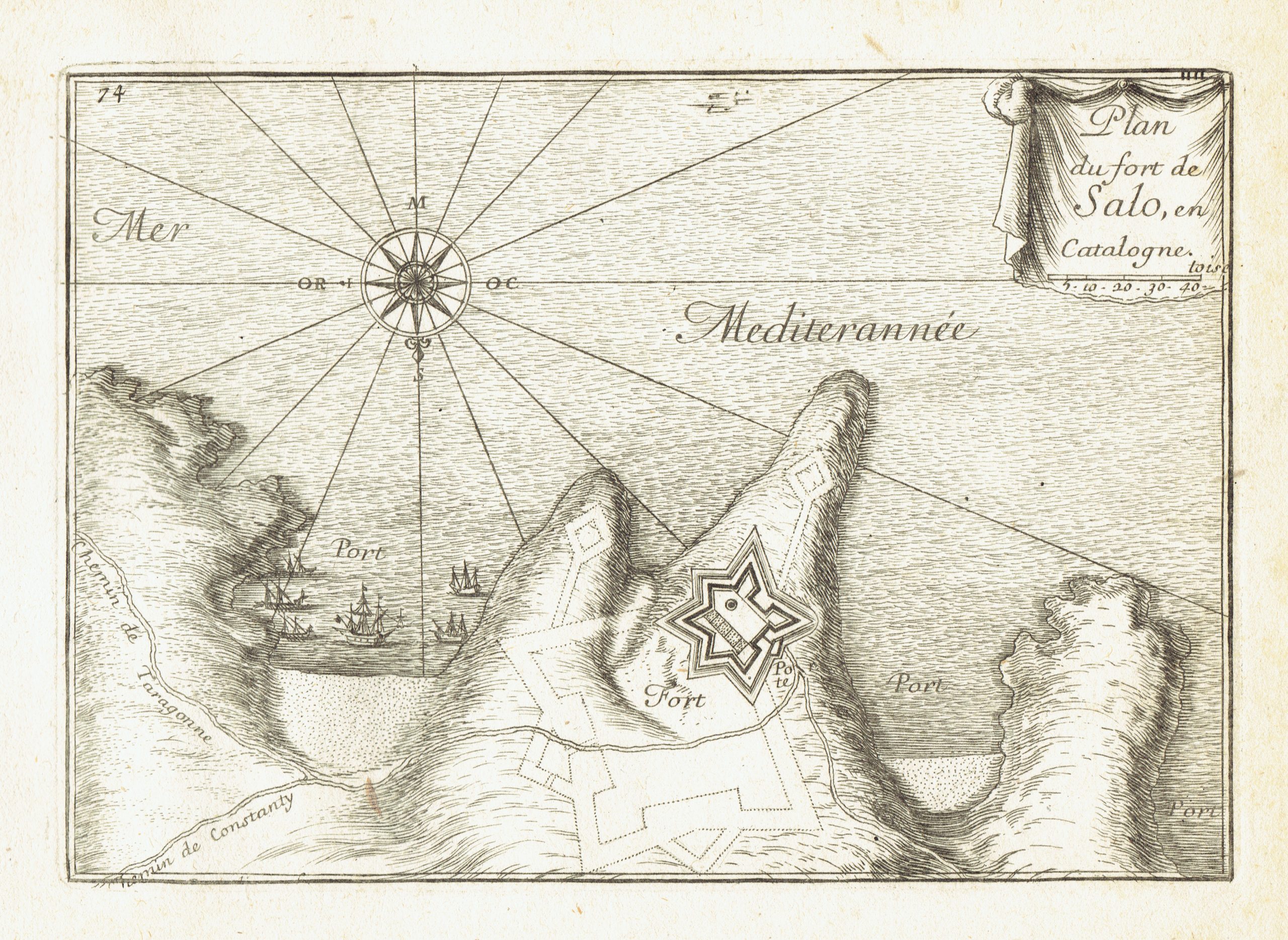 Gravat de S.P.de Beaulieu (còpia de 1680). Col·lecció particular Pedro Otiña Hermoso